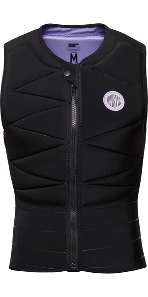 2026 Mystic Womens Ruby Front Zip Impact Vest 35005.230230 - Black